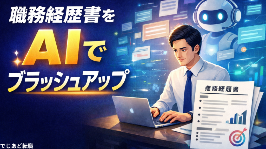 職務経歴書をAIでブラッシュアップする方法